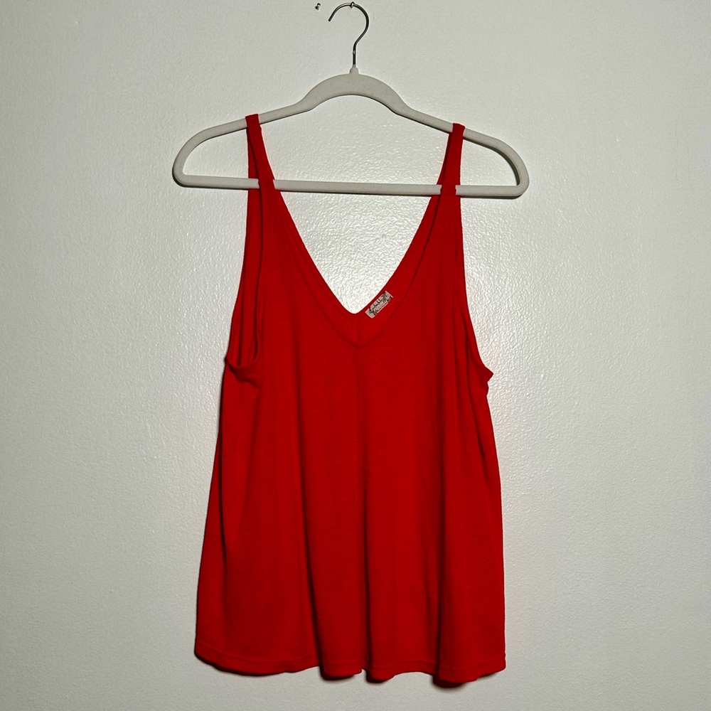 Free people Sexy red tank top